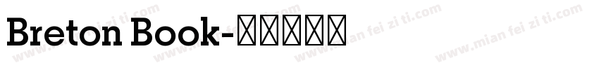 Breton Book字体转换